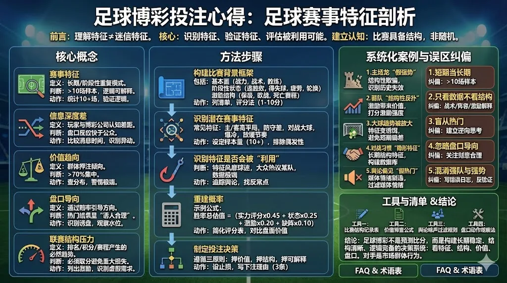 足球博彩投注心得:足球赛事特征剖析