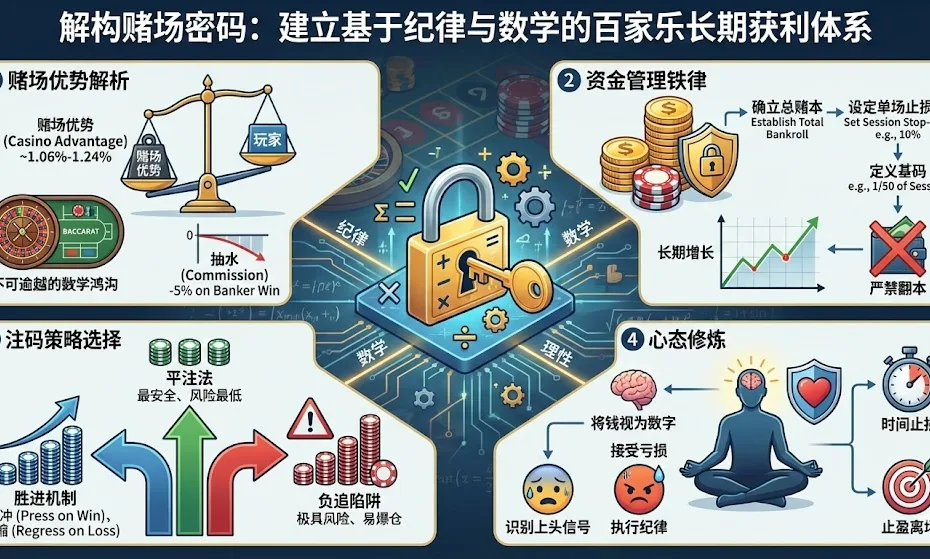 解构赌场密码：建立基于纪律与数学的百家乐长期获利体系