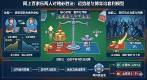 网上百家乐两人对赌必胜法：利用“运势差”与博弈论构建稳定盈利模型