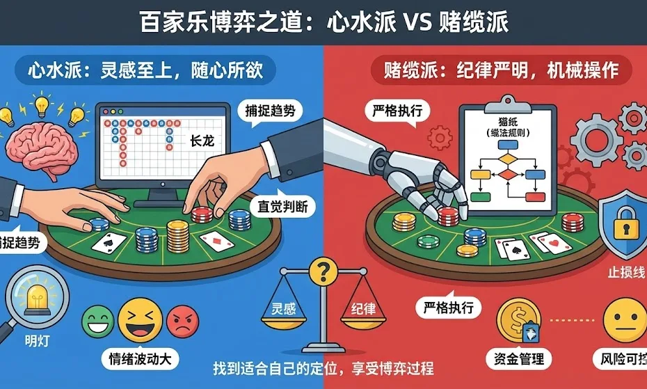百家乐博弈之道：直觉决策与系统化投注的深度解析