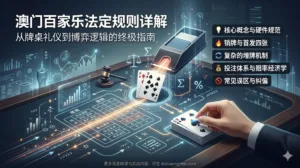 澳门百家乐法定规则详解：从牌桌礼仪到博弈逻辑的终极指南