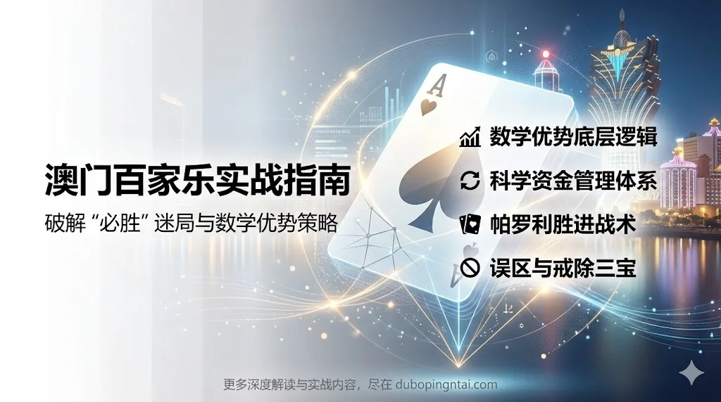 澳门百家乐实战指南：破解“必胜”迷局与数学优势策略