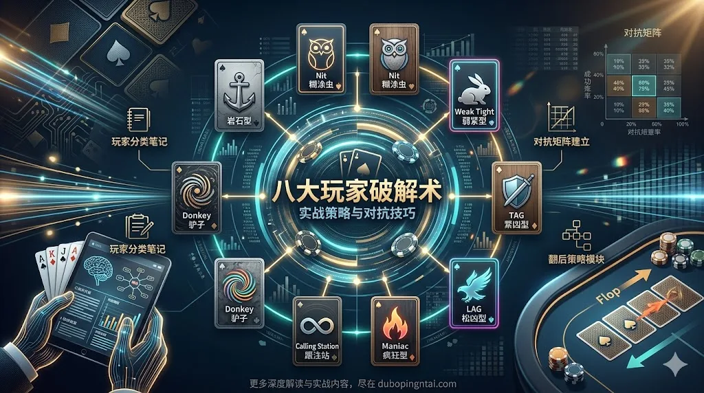 八大德州扑克玩家类型的破解术：实战中的策略运用与对抗技巧