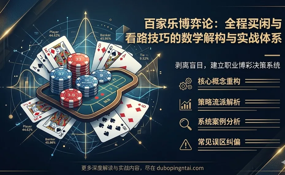 百家乐博弈论：全程买闲与看路技巧的数学解构与实战体系