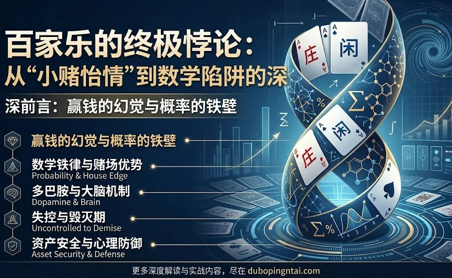百家乐的终极悖论：从“小赌怡情”到数学陷阱的深度解构