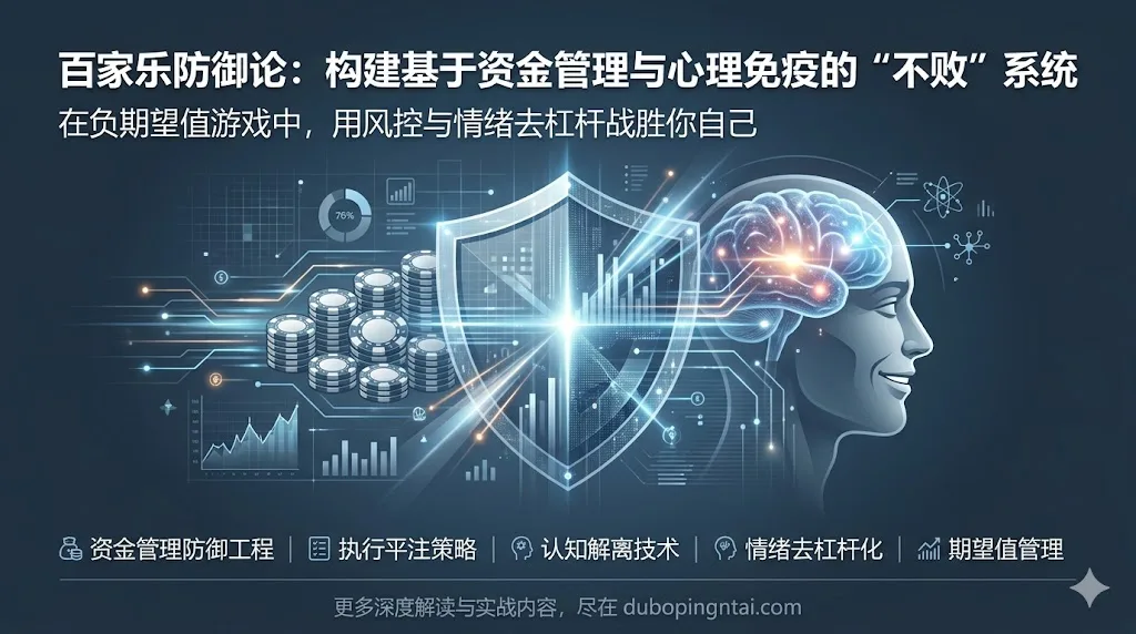 百家乐防御论：构建基于资金管理与心理免疫的“不败”系统