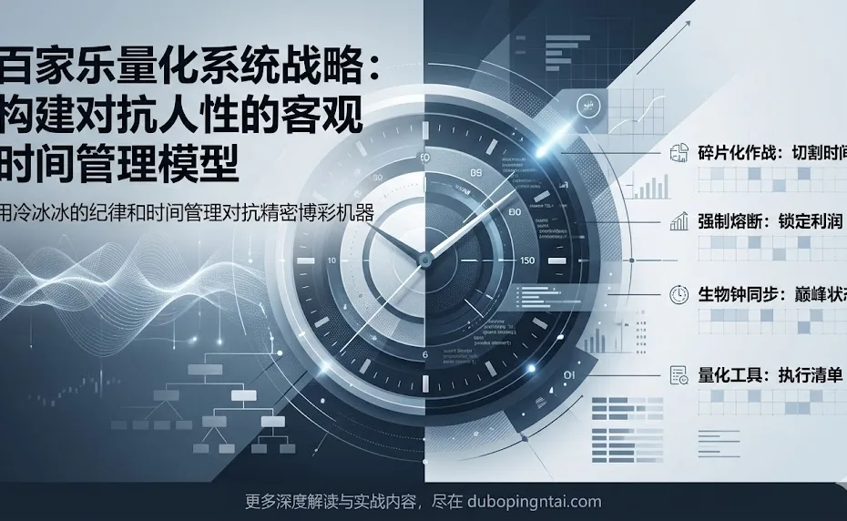 百家乐量化系统战略：构建对抗人性的客观时间管理模型