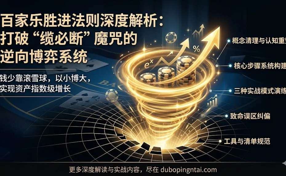 百家乐胜进法则深度解析：打破“缆必断”魔咒的逆向博弈系统