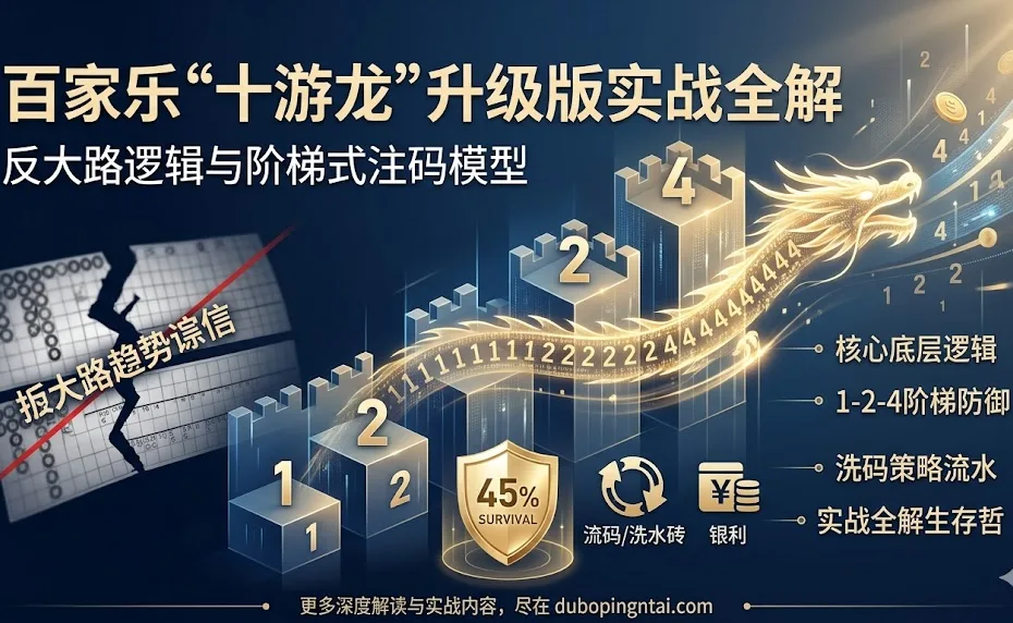 百家乐“十游龙”升级版实战全解：反大路逻辑与阶梯式注码模型
