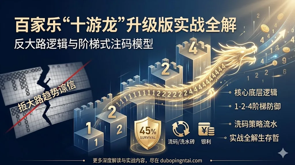百家乐“十游龙”升级版实战全解：反大路逻辑与阶梯式注码模型