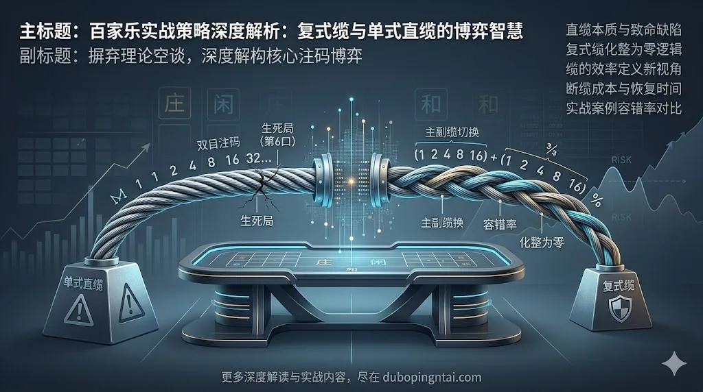 百家乐实战策略深度解析：复式缆与单式直缆的博弈智慧