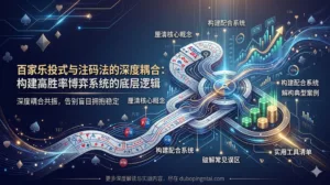 百家乐投式与注码法的深度耦合：构建高胜率博弈系统的底层逻辑