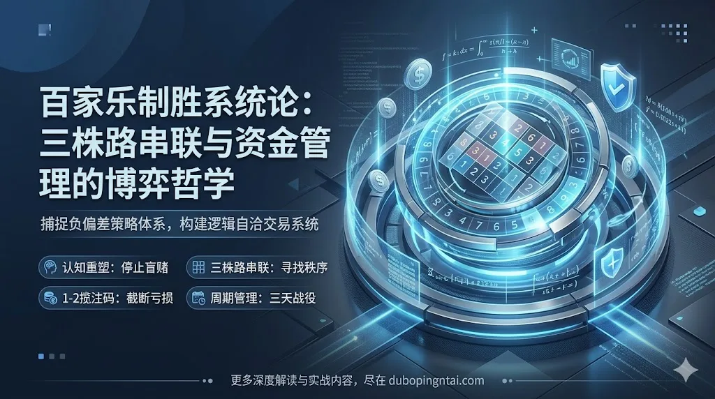 百家乐制胜系统论：三株路串联与资金管理的博弈哲学