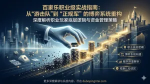 百家乐职业级实战指南：从“游击队”到“正规军”的博弈系统重构