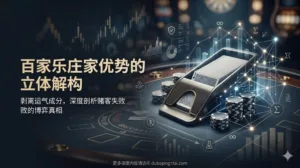 百家乐庄家优势解密：为什么你屡战屡败？如何利用“反向逻辑”重构博弈体系