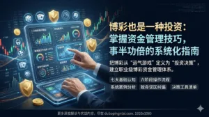 博彩也是一种投资：掌握资金管理技巧，事半功倍的系统化指南