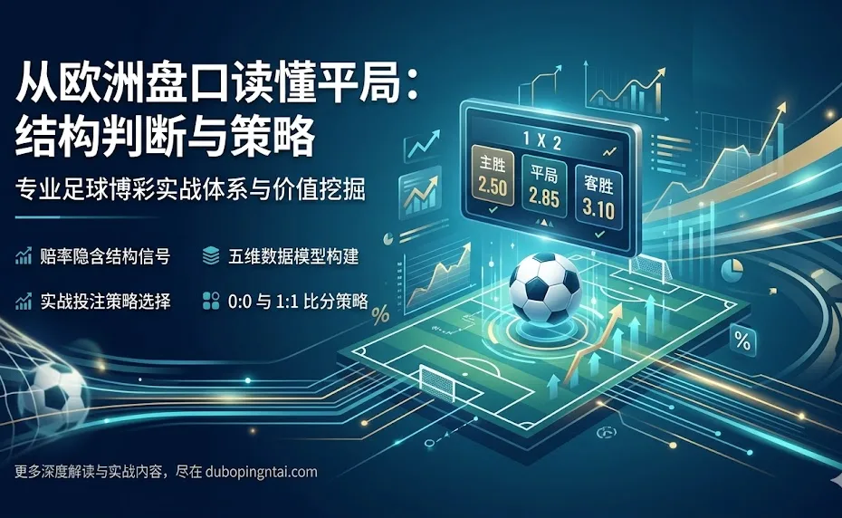 从欧洲盘口读懂平局：专业足球博彩中的结构性判断与实战策略