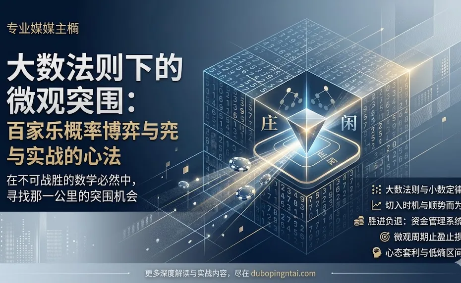 大数法则下的微观突围：百家乐压庄压闲的概率博弈与实战心法