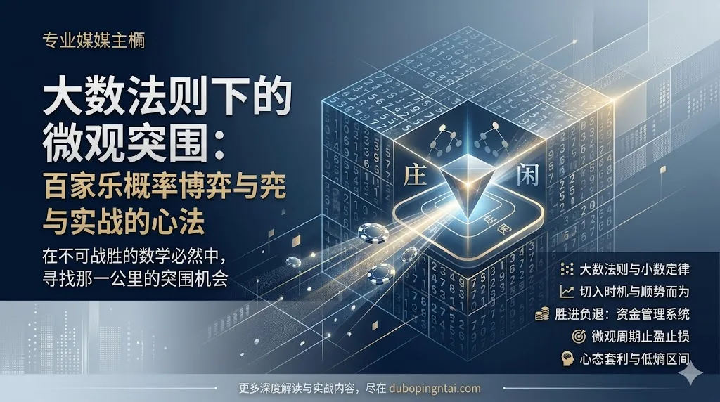 大数法则下的微观突围：百家乐压庄压闲的概率博弈与实战心法