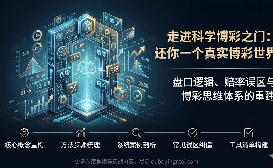 带你走进科学博彩之门，还你一个真实博彩世界：盘口逻辑、赔率误区与博彩思维体系的重建