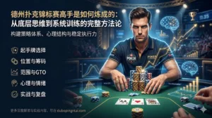 德州扑克锦标赛高手是如何炼成的：从底层思维到系统训练的完整方法论