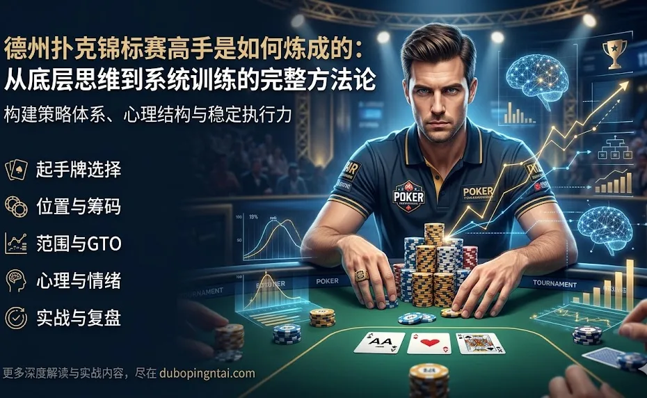 德州扑克锦标赛高手是如何炼成的：从底层思维到系统训练的完整方法论