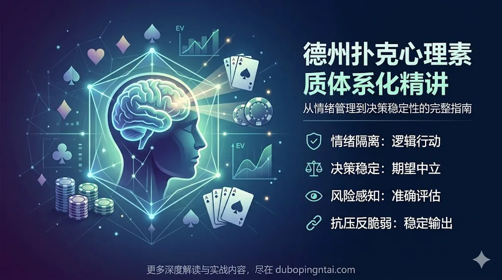 德州扑克心理素质体系化精讲：从情绪管理到决策稳定性的完整指南