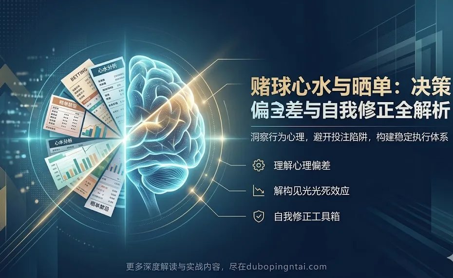 赌球看心水的总结和赛前晒单的禁忌：行为心理·决策偏差·自我修正体系全解析