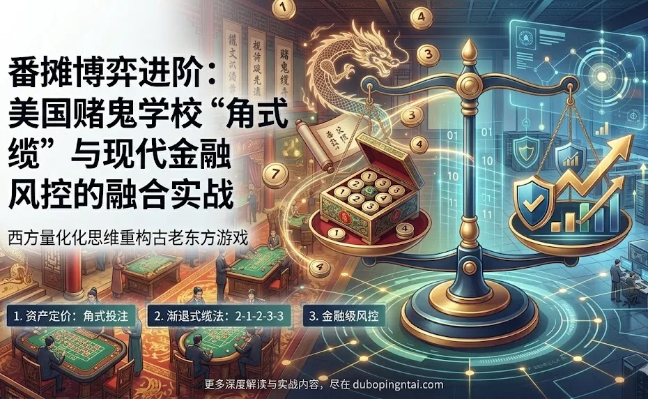 番摊博弈进阶：美国赌鬼学校“角式缆”与现代金融风控的融合实战