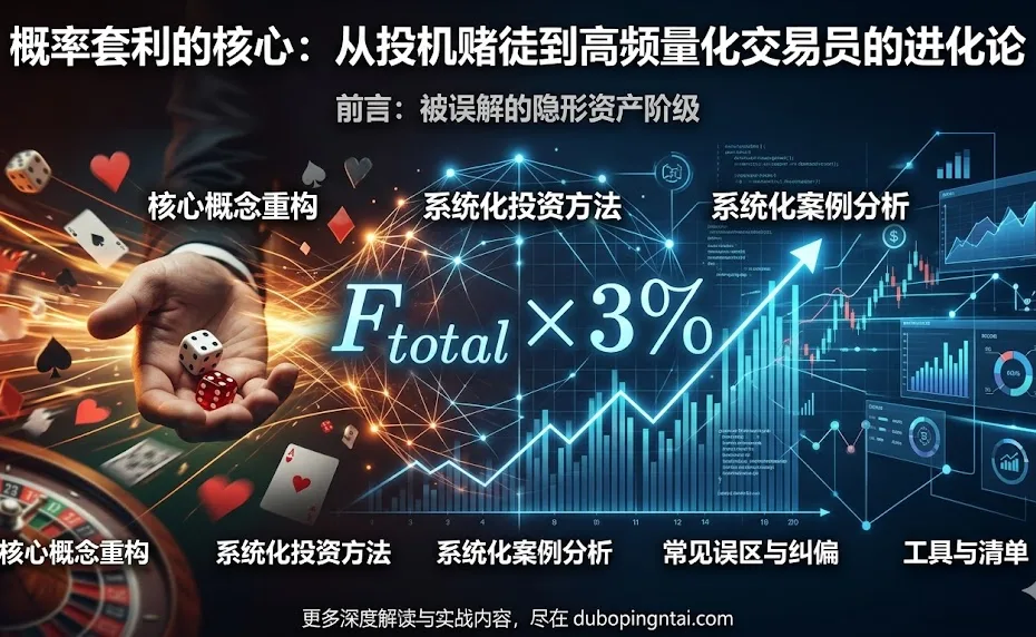 概率套利的核心：从投机赌徒到高频量化交易员的进化论