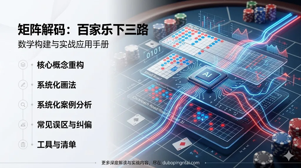矩阵解码：百家乐下三路（Big Eye Road, Small Road, Cockroach Road）的数学构建与实战应用手册