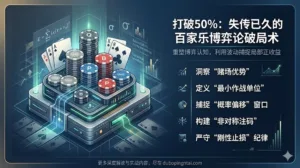 破译百家乐50%的概率迷宫：重构博弈优势的数学逻辑与实战系统