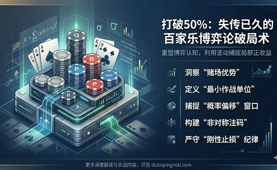 破译百家乐50%的概率迷宫：重构博弈优势的数学逻辑与实战系统