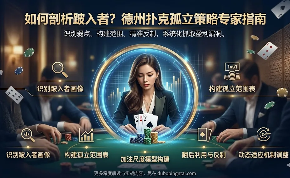 如何剖析跛入者？网上德州扑克孤立策略的实战专家指南