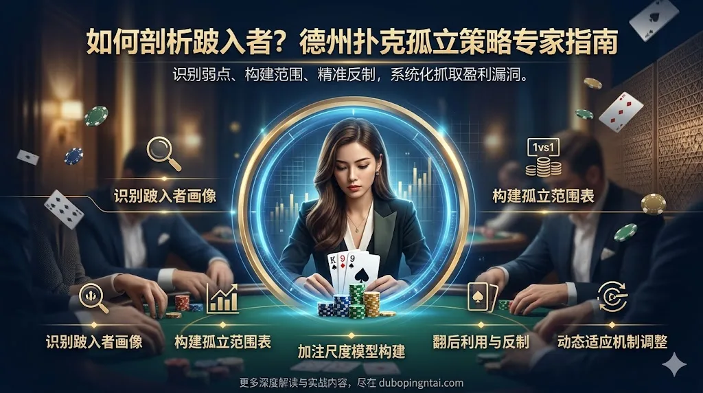 如何剖析跛入者？网上德州扑克孤立策略的实战专家指南