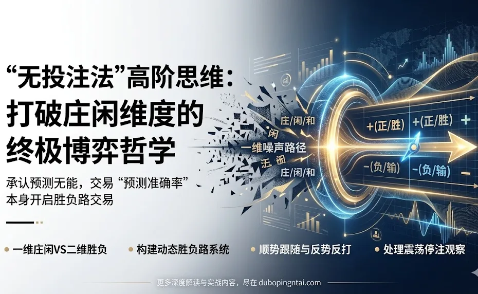 深度解构“无投注法”：打破胜负路维度的终极博弈哲学