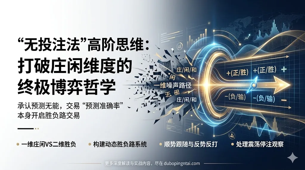 深度解构“无投注法”:打破胜负路维度的终极博弈哲学