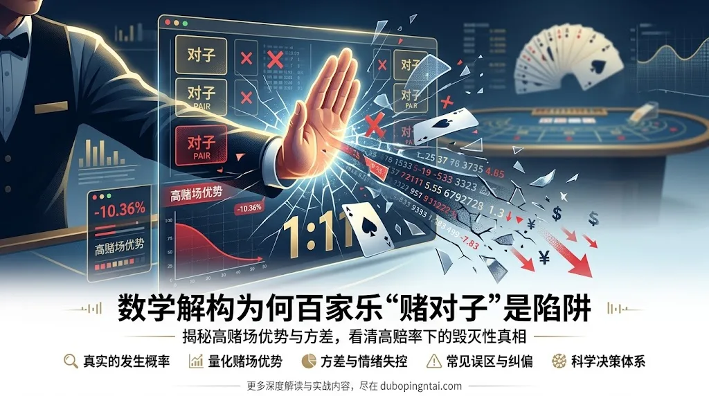 深度解析：为何百家乐“赌对子”策略会系统性吞噬你的期望值