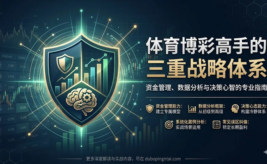 体育博彩高手的三重战略体系：资金管理、数据分析与决策心智的专业指南