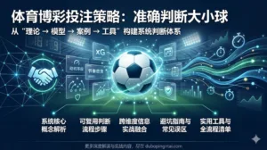 体育博彩投注策略之准确判断大小球：系统模型、实战案例与完整思维框架