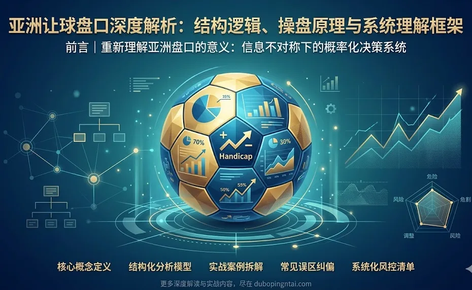 亚洲让球盘口深度解析：结构逻辑、操盘原理与系统理解框架