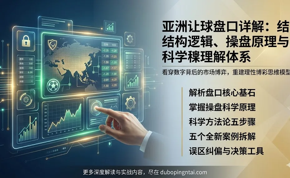 亚洲让球盘口详解：结构逻辑、操盘原理与科学理解体系