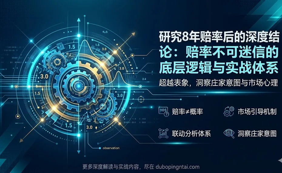 研究8年赔率后的深度结论：赔率不可迷信的底层逻辑与实战体系