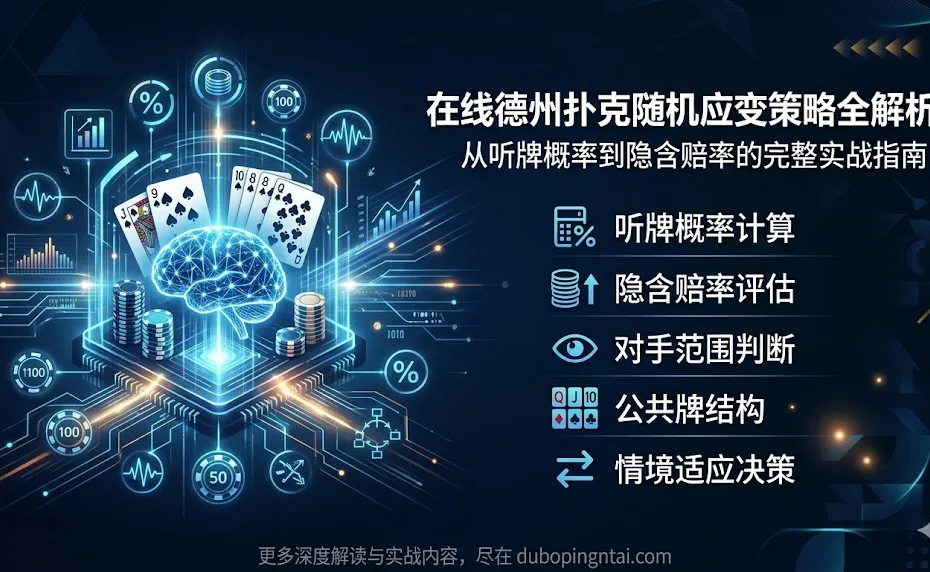 在线德州扑克随机应变策略全解析：从听牌概率到隐含赔率的完整实战指南