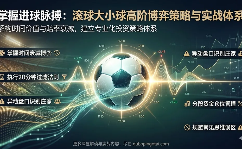 掌握进球的脉搏：足球滚球大小球的高阶博弈策略与实战体系