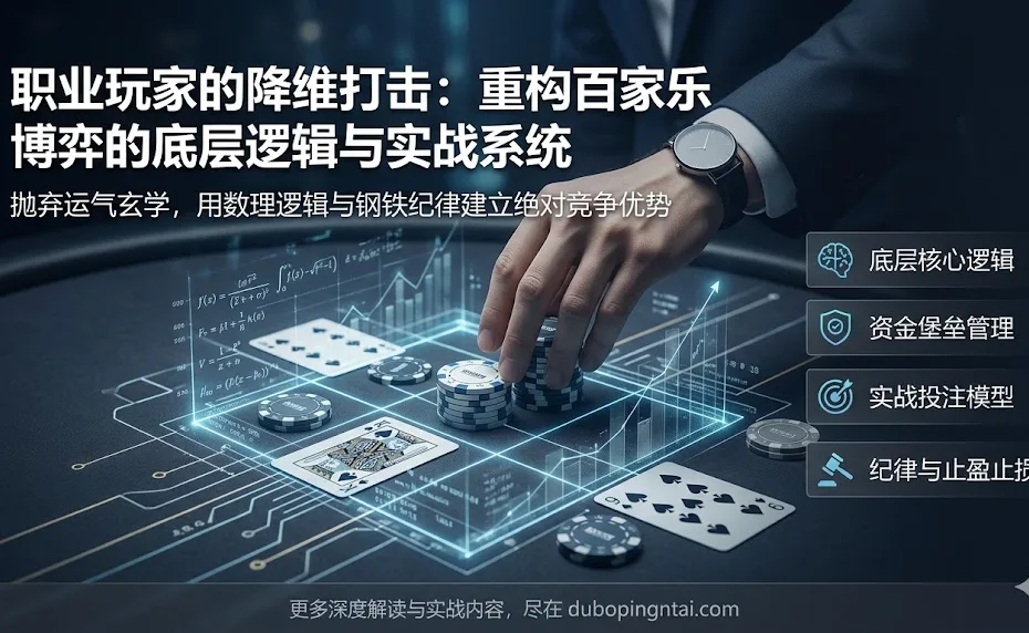 职业玩家的降维打击：重构百家乐博弈的底层逻辑与实战系统