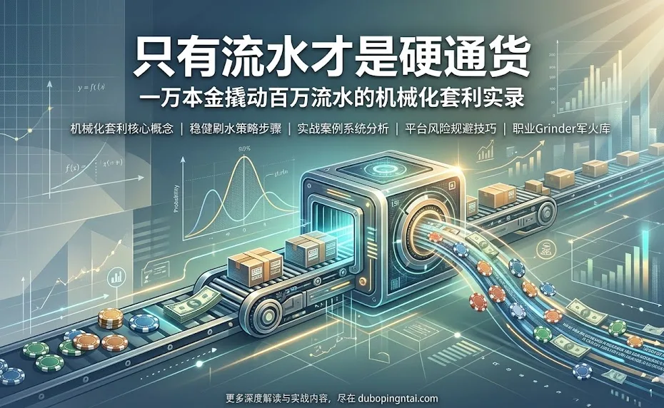只有流水才是硬通货：一万本金撬动百万流水的机械化套利实录