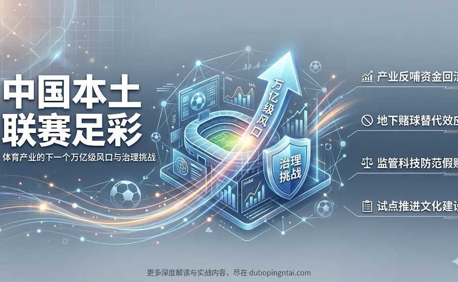 中国本土联赛足彩：体育产业的下一个万亿级风口与治理挑战