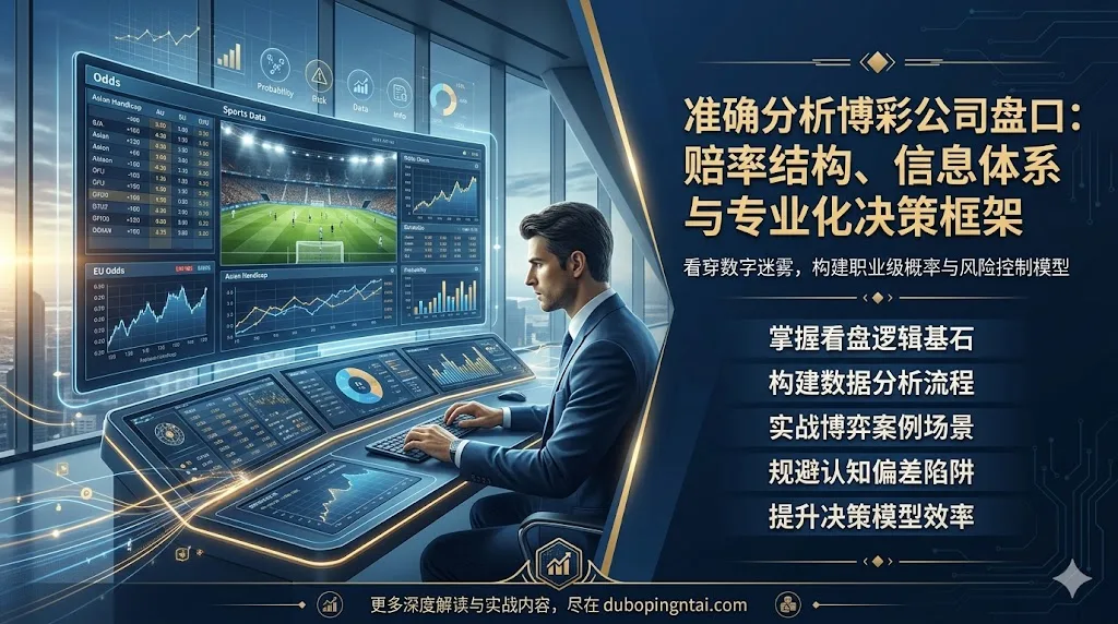 准确分析博彩公司盘口：赔率结构、信息体系与专业化决策框架