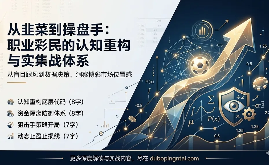 足彩进阶之路：从韭菜到职业投资者的认知跃迁与实战体系